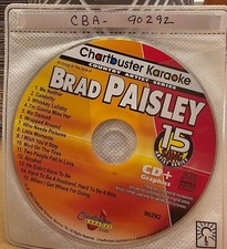 90292 BRAD PAISLEY    CHARTBUSTER KARAOKE LOT SH