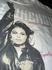 1990 Original Janet Jackson rhythm Nation Tour t-shirt Memorabilia Rare