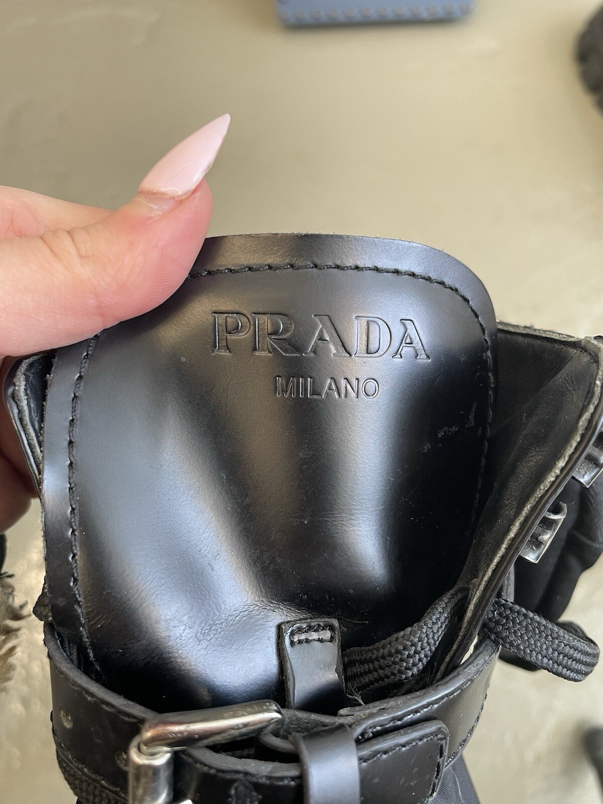 Authentic PRADA Monolith Chunky Combat Boots W/ M… - image 17