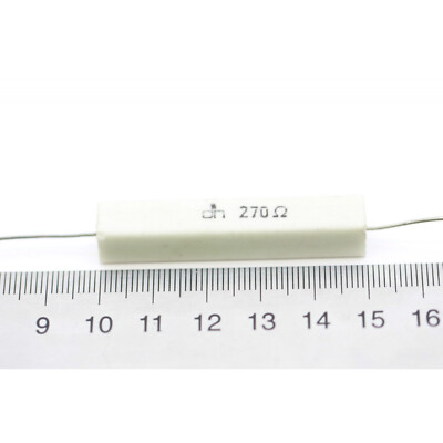 Lotto 2 Resistenze RCD PW10-5R0-JB 5 Ohm 10W 5% - Ceramiche Incassate, Assiali, NOS