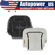 Fits 1999 2000 Chevy Silverado Driver Bottom Seat Cover & Cushion Pad Dark Gray