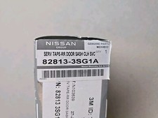 2013-2019 Nissan Sentra Driver Rear Door Black Out Tape Decal Oem 82813-3sg1a