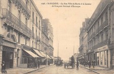 Old postcard 44 ST NAZAIRE LA RUE VILLE ES MARTIN AT THE HEIGHT OF THE COMPTOIR NATIONAL D'ESCOMP
