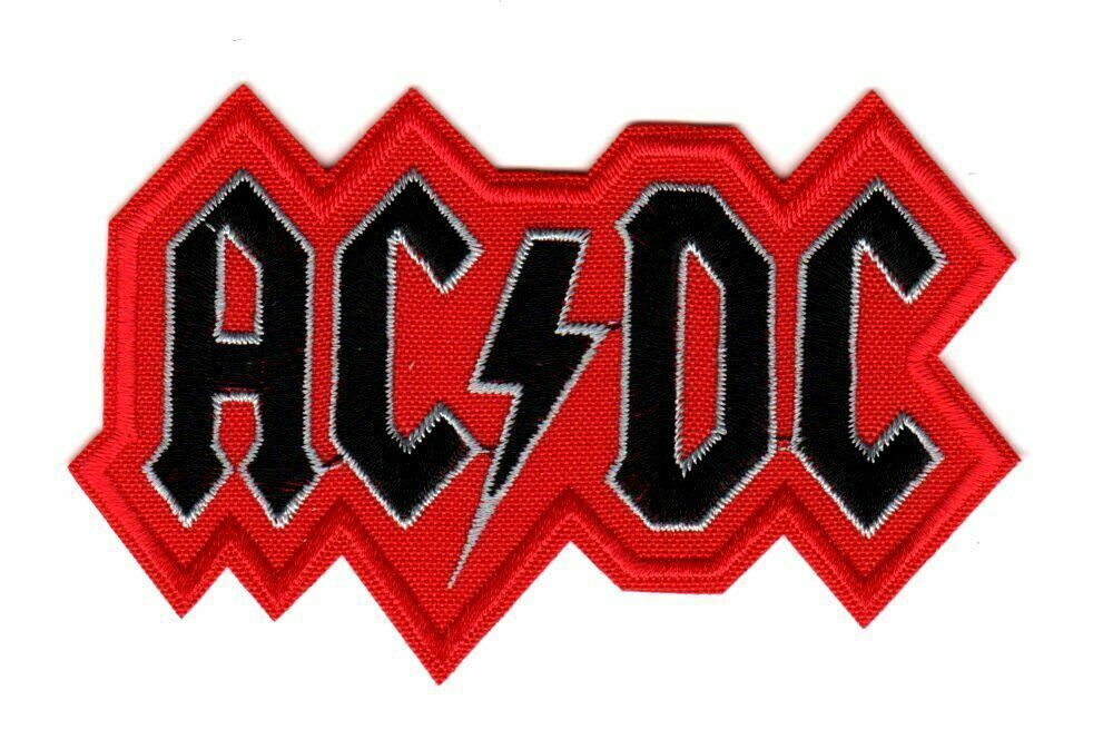 AC/DC 'high Voltage Rock N' Roll Australia Est 1973 ' Printed Circular Back Patch . Made In 2015. Officially Licensed