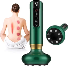 Cellulite Massage Tool,Cellulite Massager Electric Fat Remover with 12 Suction M