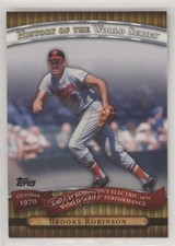 2010 Topps History of the World Series Brooks Robinson #HWS16 HOF 1m8