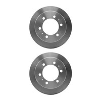 2 Bremsscheiben Voll Ø 105,6 Mm 10,4 Mm Hella FüR U.A. Ssangyong Korando