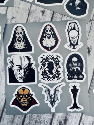Pegatinas Temáticas de Terror Vampiro Nosferatu Drácula - Imagen 7 de 7