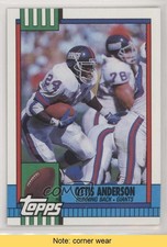 1990 Topps With Disclaimer Ottis Anderson #59 READ 01p6