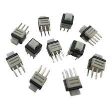 10 Pcs - Tact Tactile Push Button Switch 5.8x5.8x7mm Momentary 6 Pins