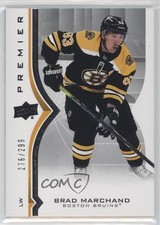 2020-21 Upper Deck Premier 276/299 Brad Marchand #39 0q3