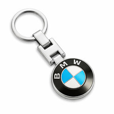 Portachiavi Auto compatibile con BMW 3D Metallo Pelle Logo Accessori