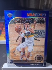 2019 Hoops Premium Stock Jaxson Hayes Blue Prizm RC #205 Rookie Card. rookie card picture