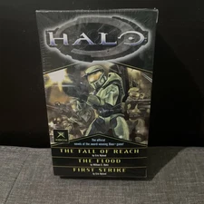 Halo Books the Flood, First Strike, the Fall of Reach. Sealed - jw