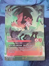 Scar - Heartless Hunter Store Championship - Disney Lorcana Promo Cards DLPC 