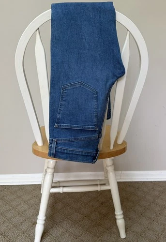 Veronica Beard Carson High Rise Ankle Flare Jeans in Tide Down, Size 29