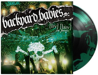 Backyard Babies - Live Live In Paris - Limited 180-Gram Black with Green Inkspot