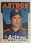 Topps 1986 Base Set Nolan Ryan #100 Houston Astros MLB Baseball Card