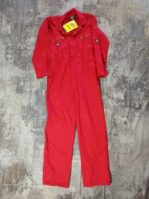Dickies Overall Rot 10-11 Jahre Gr. 34 Jugend Kinder Arbeitskleidung
