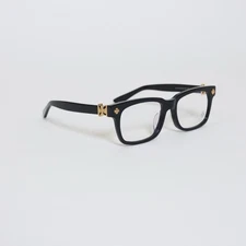 Chrome Hearts Black Glasses Frames w/ Gold 925 Leather Case Included