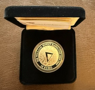 Ireland 10 Euro 2005 William Rowan Hamilton 0.925 Silver Coin In A Box With COA