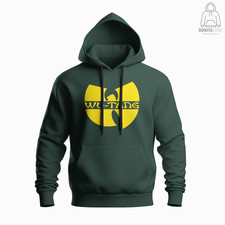 Wu-Tang Logo HOODIE Funny Made In USA Size S-3XL
