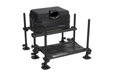 Matrix F25 Pro Sitzkiepe Edition Schwarz mit H-Rahmen Station Feedersitz