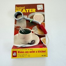 Vintage Instant Immersion Heater Kitchen King No.820 Travel Water Heater NOS
