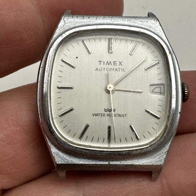 Vintage Timex Automatic 1983 E-Line Watch, Not Reissue, READ