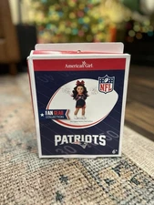 American Girl Doll Patriots Fan Gear collection Outfit Damaged Box