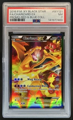 2016 Pokemon XY Promos Charizard EX #XY121 PSA 7