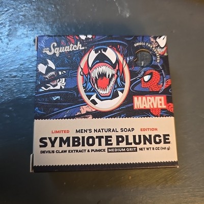 Dr. Squatch Limited Edition SYMBIOTE PLUNGE Natural Soap Bar MARVEL VENOM