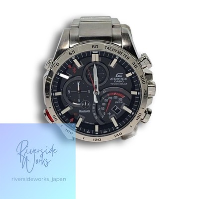 CASIO Solaruhr Analog Edelstahl Silber EQB-501