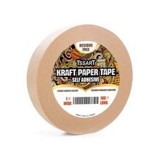 TSSART Kraft Paper Tape K49 - Self Adhesive Brown Frame Backing Tape Packing ...
