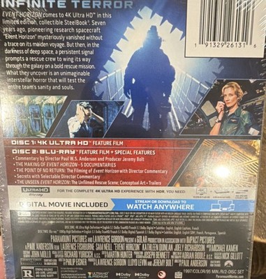 Event Horizon 4K Ultra HD Blu-ray Steelbook Limited Edition with
