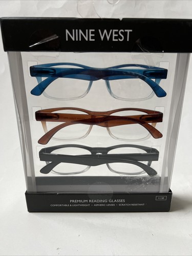 NINE WEST Premium Reading Glasses Brand NIB +1.50 READERS - Picture 7 of 10