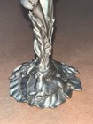 VINTAGE PAIR ARTHUR COURT PEWTER AND CRYSTAL CHAMPAGNE FLUTE DATED 1994 — photo 3