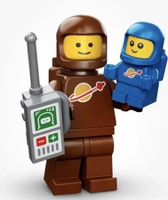 NEW LEGO SERIES 24 BROWN ASTRONAUT and SPACE BABY MINIFIGURES 71037