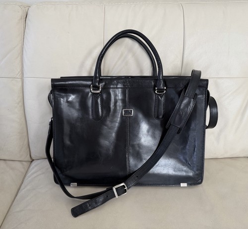 Luxury Italian Leather Briefcase
