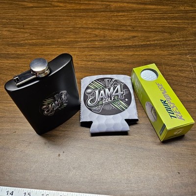 JAM 4 GOLF PACKAGE 8OZ FLASK/ KUZEE/SLEEVE TOUR RESPONSE