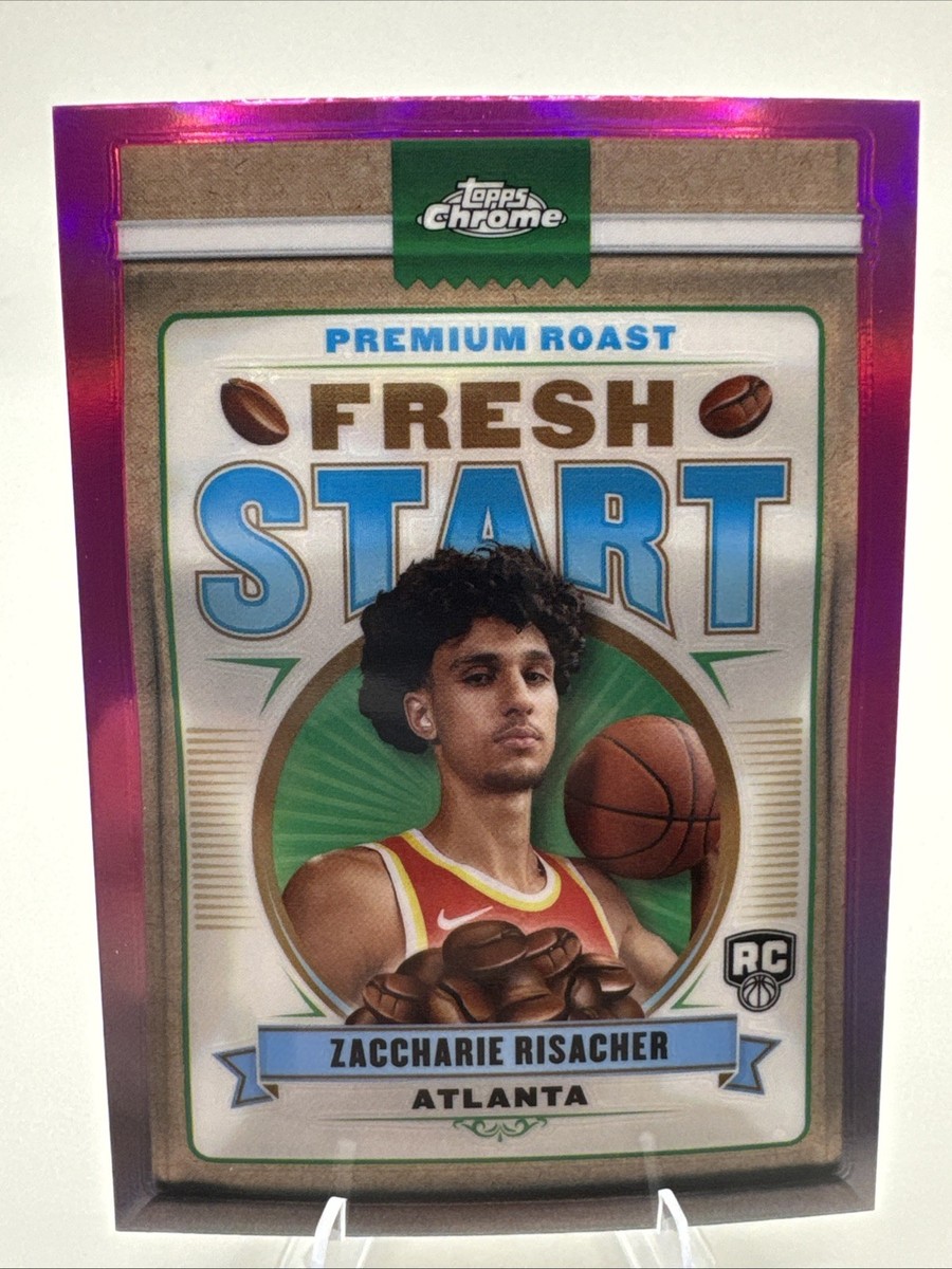 Ricchier 新品PATCH WAYLANDCROPPED 2025-26 Topps #62 Zaccharie Risacher All Rookie Team RC Atlanta