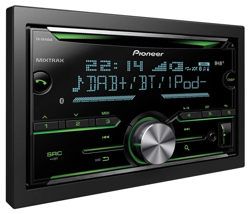 Pioneer Bluetooth MP3 DAB 2DIN USB CD Autoradio für BMW 5er (E60, 2003-2007) - Bild 4 von 4