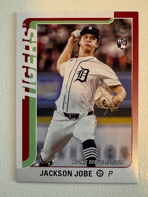 2025 Topps Update Jackson Jobe Rookie Debut Vintage Stock /99 #US193