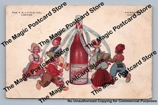 Sterling Ketchup Advertising w Giant Maypole Bottle TORONTO Antique ~1910s