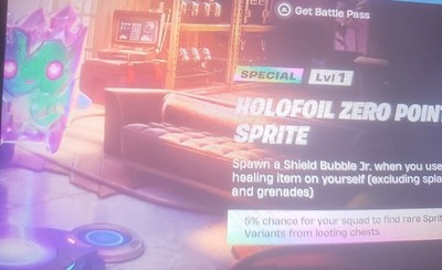 Fortnite Holofoil--Zero Point Sprite index