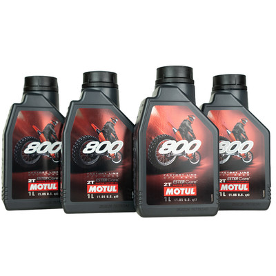 4l Motul 800 2T Factory Line Off Road Motoröl 4x1L Ester API TC 110083
