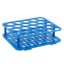 Centrifuge Tube Rack 25-Well for 50ml Vials Plastic Detachable Blue 1 PCS