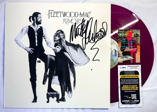 Mick Fleetwood Signed FLEETWOOD MAC RUMORS Vinyl Album EXACT Proof JSA COA