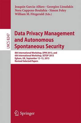 Datenschutzmanagement und autonome spontane Sicherheit - 9783642545672