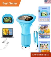 Microscope for Kids, 1000X Handheld Digital Miniscope with 2.0" Screen, Porta...